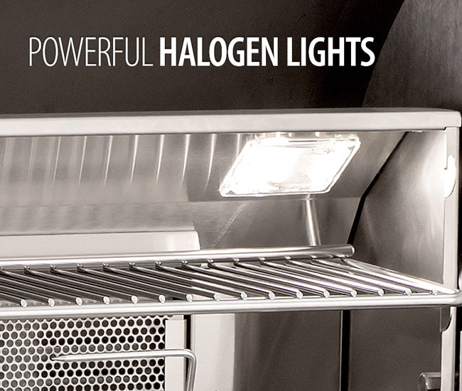 Fire Magic 24-inch Aurora A430i Built-In Grill - internal lights
