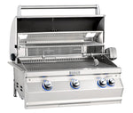 Fire Magic 30-inch Aurora A540i Built-In Grill - hood open