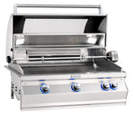 Fire Magic 36-inch Aurora A790s Portable Grill - Magic View Window, hood open