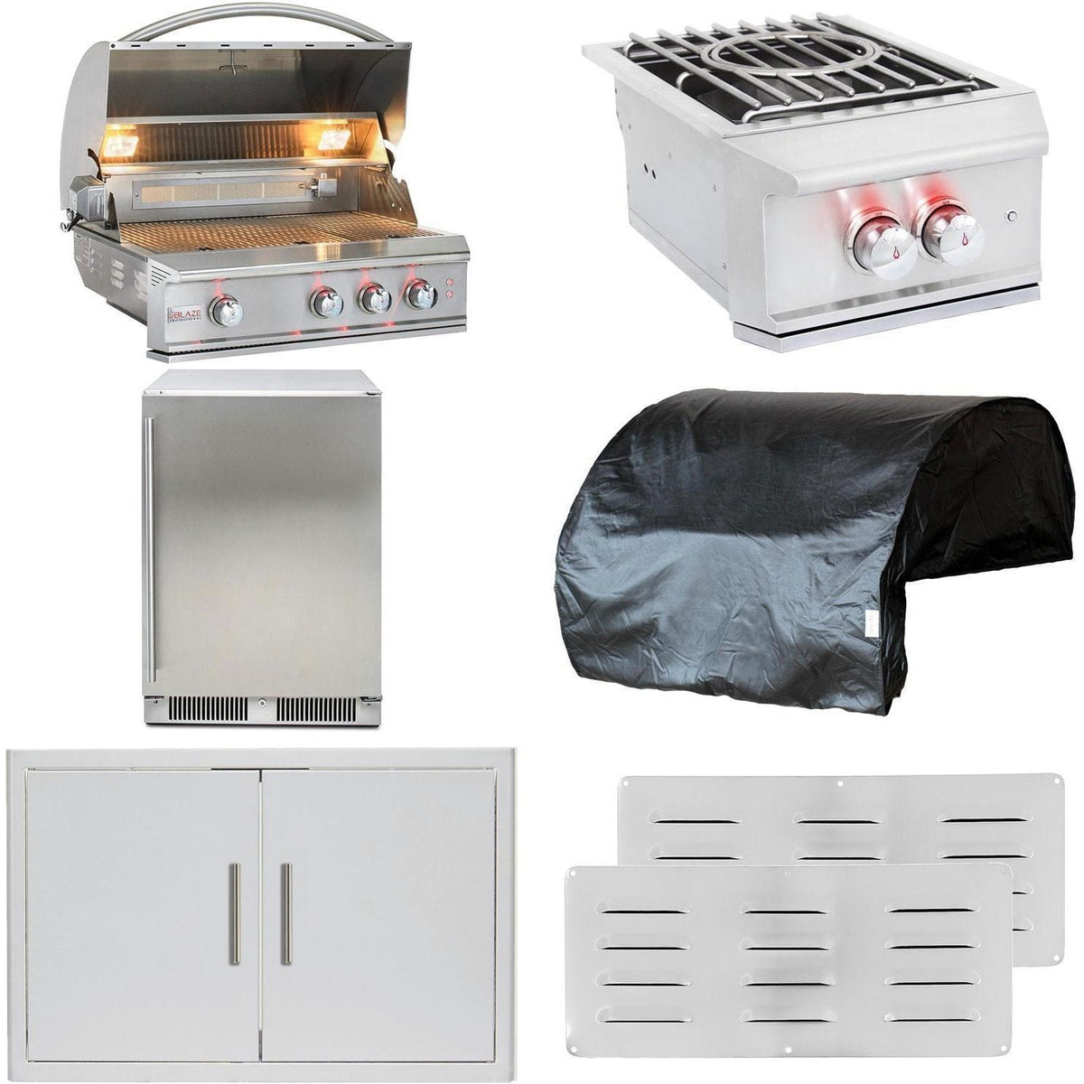 Blaze Professional LUX 7-Piece 34" Outdoor Kitchen Package
