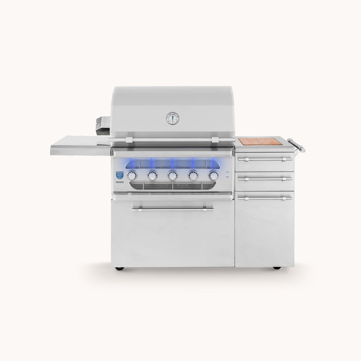American Made Grills Muscle 36" Hybrid Freestanding Grill