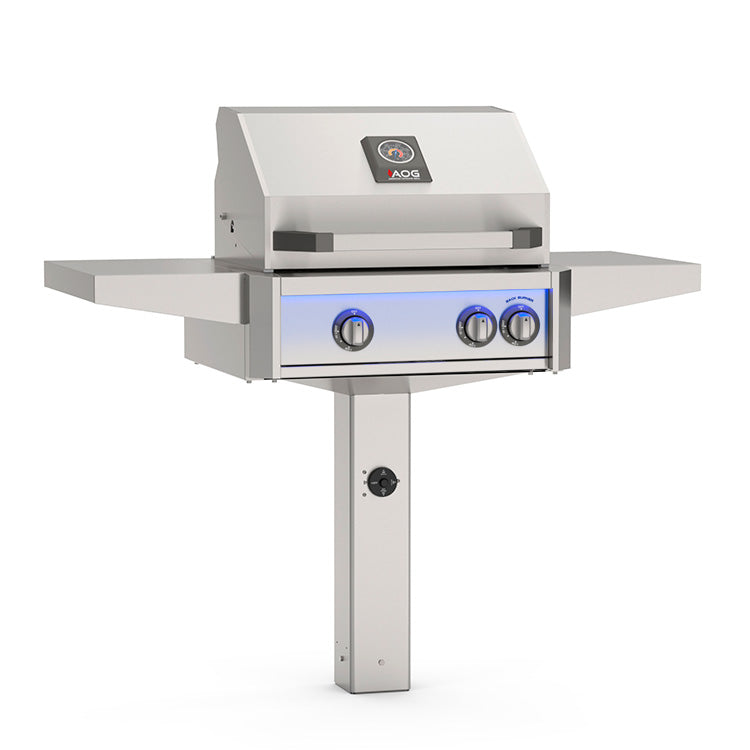 AOG 24-Inch In-Ground Post L-Series Gas Grill (With Rotisserie)