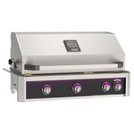 AOG L-Series 36-Inch 3-Burner Built-In Gas Grill with Rotisserie & Lights