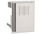 AOG 2026 14-Inch Vertical Single Access Door with Tank Tray and Louvers - Right Hinge (Swings Right)