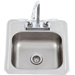Lion stainless steel drop-in sink