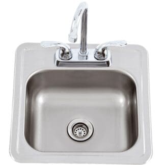 Lion stainless steel drop-in sink