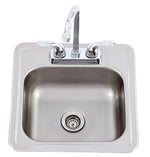 Lion stainless steel drop-in sink