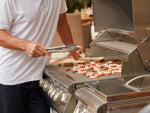 Blaze LTE+ 8-Piece 32" Outdoor Kitchen Package – grill in outdoor kitchen (lifestyle)