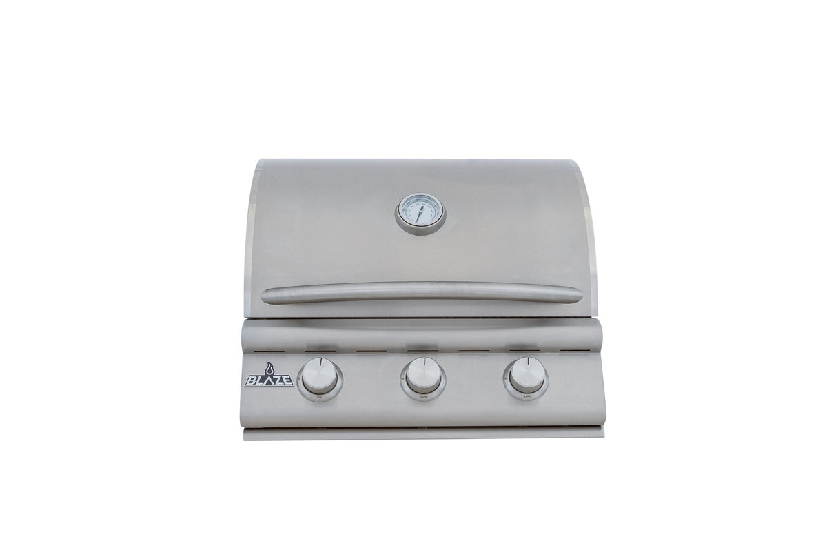 Blaze BCM 3-Piece 25" Outdoor Kitchen Package with Refrigerator – BCM 25" grill (view 1)