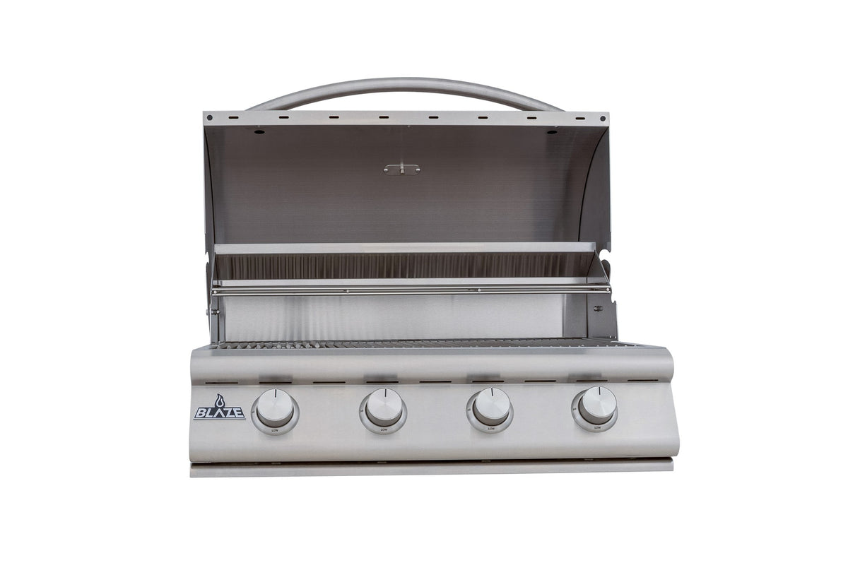 Blaze BCM 3-Piece 32" Outdoor Kitchen Package with Refrigerator – BCM 32" grill (view 2)