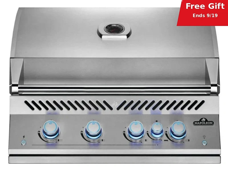 Napoleon Built-In 700 Series 32-Inch Gas Grill with Infrared Rear Burner & Rotisserie Kit SKU:	BIG32RBPSS-1 SKU2:	BIG32RBNSS-1