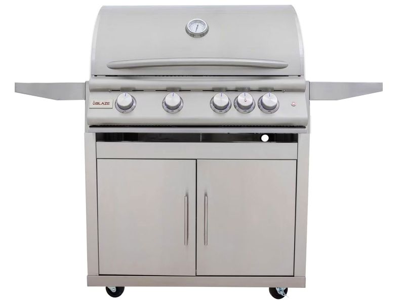 Blaze Premium LTE+ 32-Inch 4-Burner Gas Grill With Rear Infrared Burner
