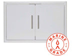 Blaze Marine Grade 32-Inch Double Access Door with Paper Towel Holder