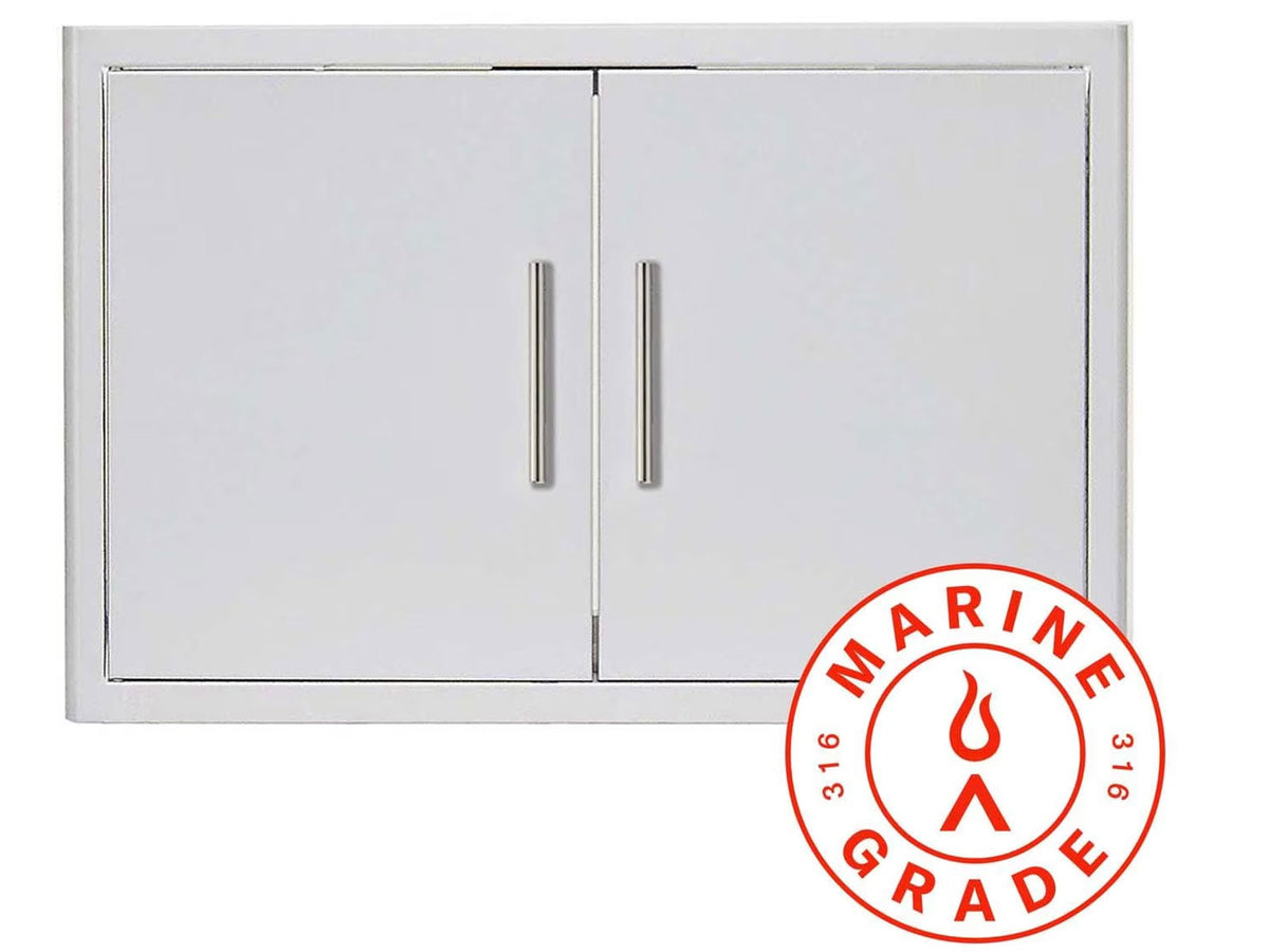 Blaze Marine Grade 32-Inch Double Access Door with Paper Towel Holder