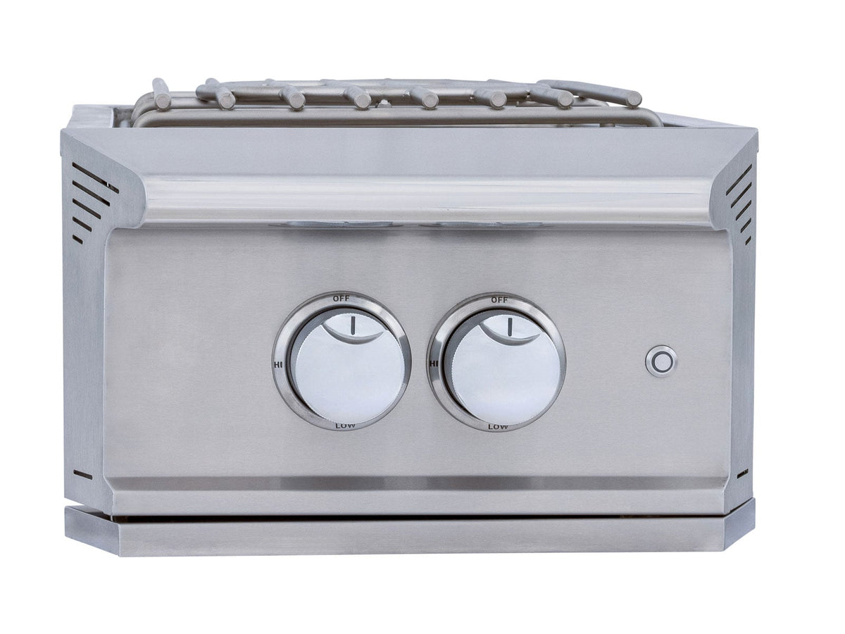 Blaze LTE PRO Built-In Gas Power Burner with Wok Ring & Stainless Steel Lid