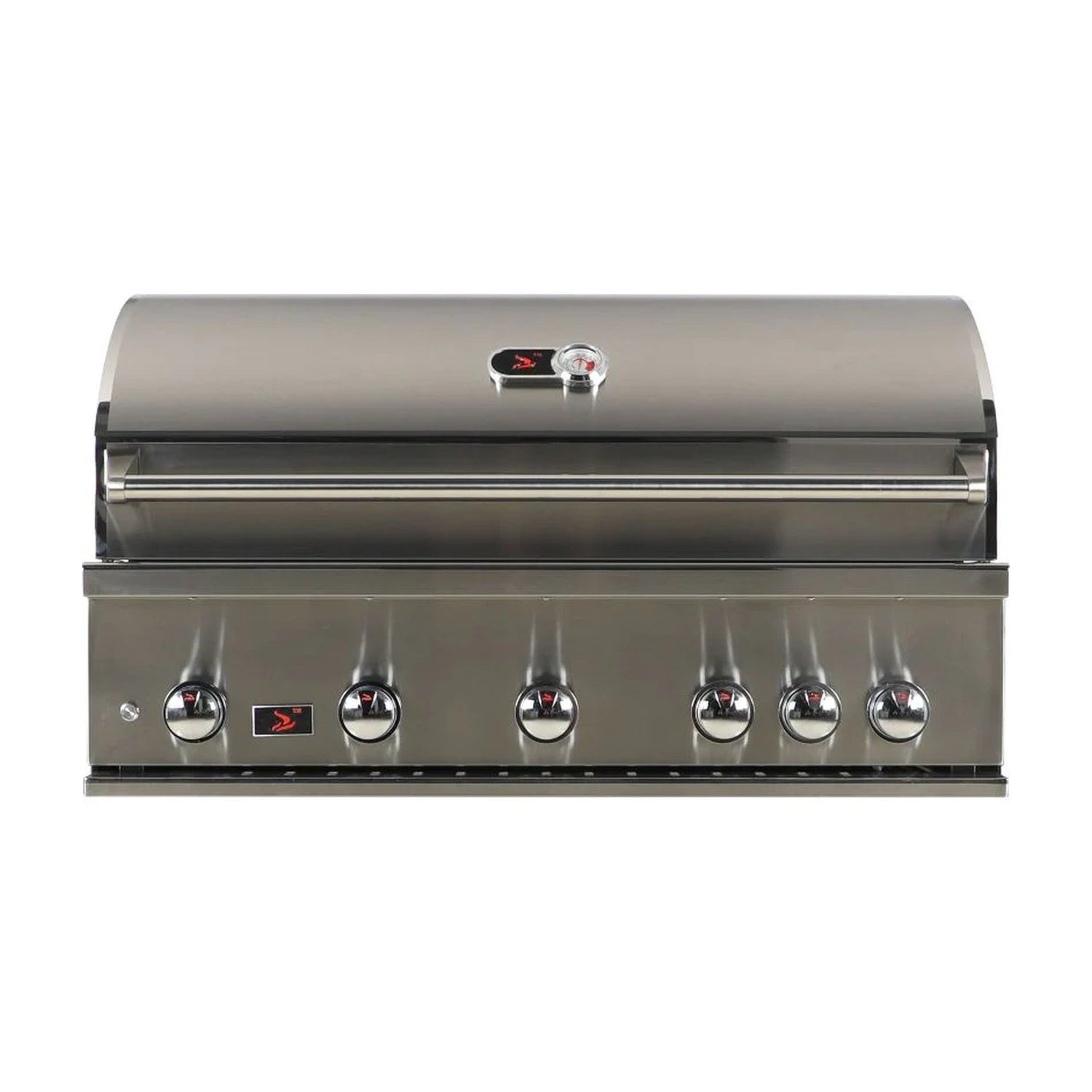 Whistler 42-Inch 5-Burner Built-In Gas Grill With Rear Infrared Burner, Grill Lights, Rotisserie Kit & Cover