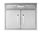 Whistler 28-Inch Stainless Steel Double Door & Single Drawer Combo
