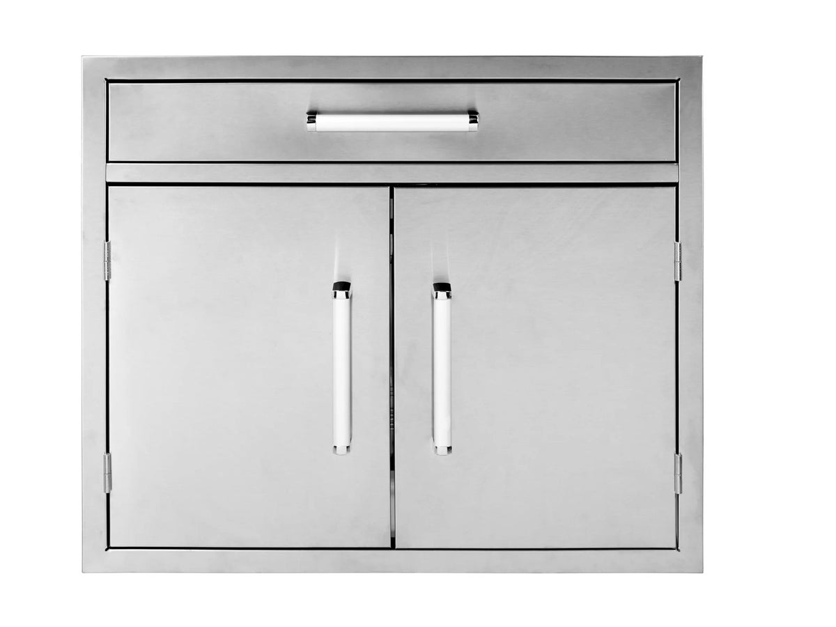 Whistler 28-Inch Stainless Steel Double Door & Single Drawer Combo