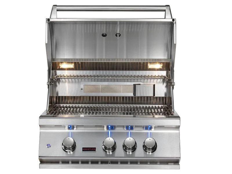 WHISTLER 28″ Stainless Steel Built-In 3 Burner Gas Grill