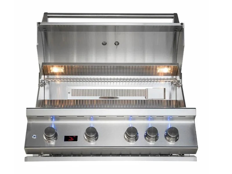 WHISTLER 34″ Stainless Steel Built-In 4 Burner Gas Grill