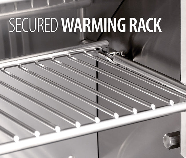 Fire Magic 36-inch Choice Multi-User CM650i Built-In Grill - secured warming rack