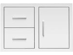 Summerset 33-Inch Stainless Steel Masonry Access Door & Double Drawer Combo