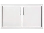 Summerset 33-Inch Stainless Steel Masonry Double Access Door with Hidden Hinge