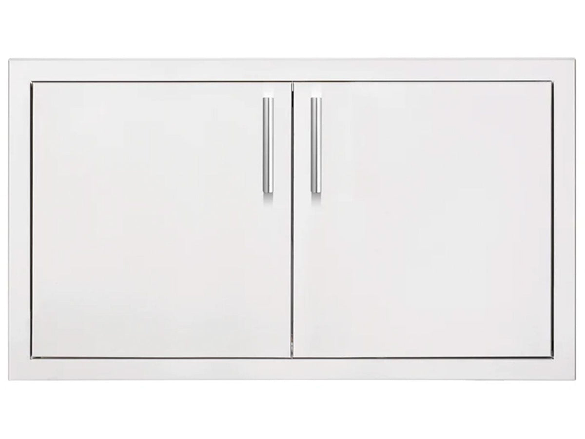 Summerset 33-Inch Stainless Steel Masonry Double Access Door with Hidden Hinge