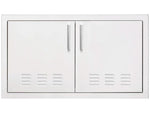 Summerset 33-Inch Stainless Steel Vented Double Access Door with Hidden Hinge