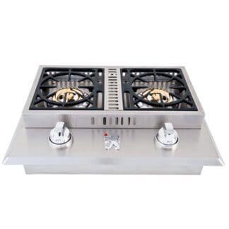 Lion double side burner
