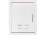 Summerset 18 x 22-Inch Stainless Steel Vented Vertical Access Door - Left Hinge (Swings Left)