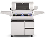 Fire Magic 30-inch Echelon Diamond E660s Portable Grill - analog thermometer, with Magic View Window