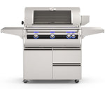 Fire Magic 36-inch Echelon Diamond E790s Portable Grill - analog thermometer, with Magic View Window