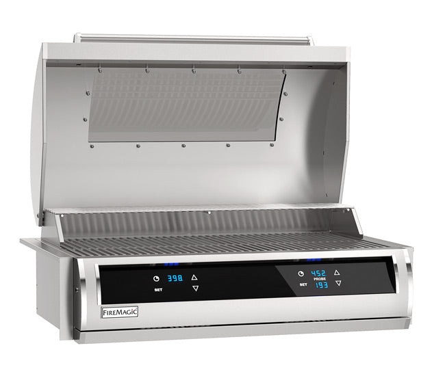 Fire Magic 30-inch EL500i Built-In Electric Grill - two controls with Magic View Window