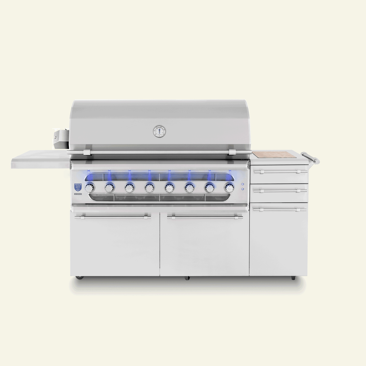 American Made Grills Muscle 54" Hybrid Freestanding Grill