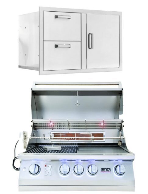 Lion L75000 32" grill package
