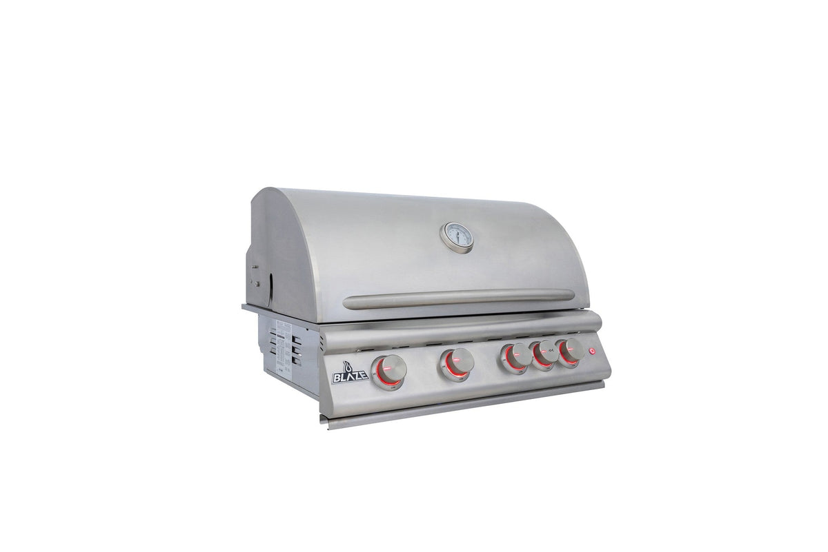 Blaze LTE+ 5-Piece 32" Outdoor Kitchen Package with Refrigerator & PCM Components – LTE+ 32" grill (view 1)