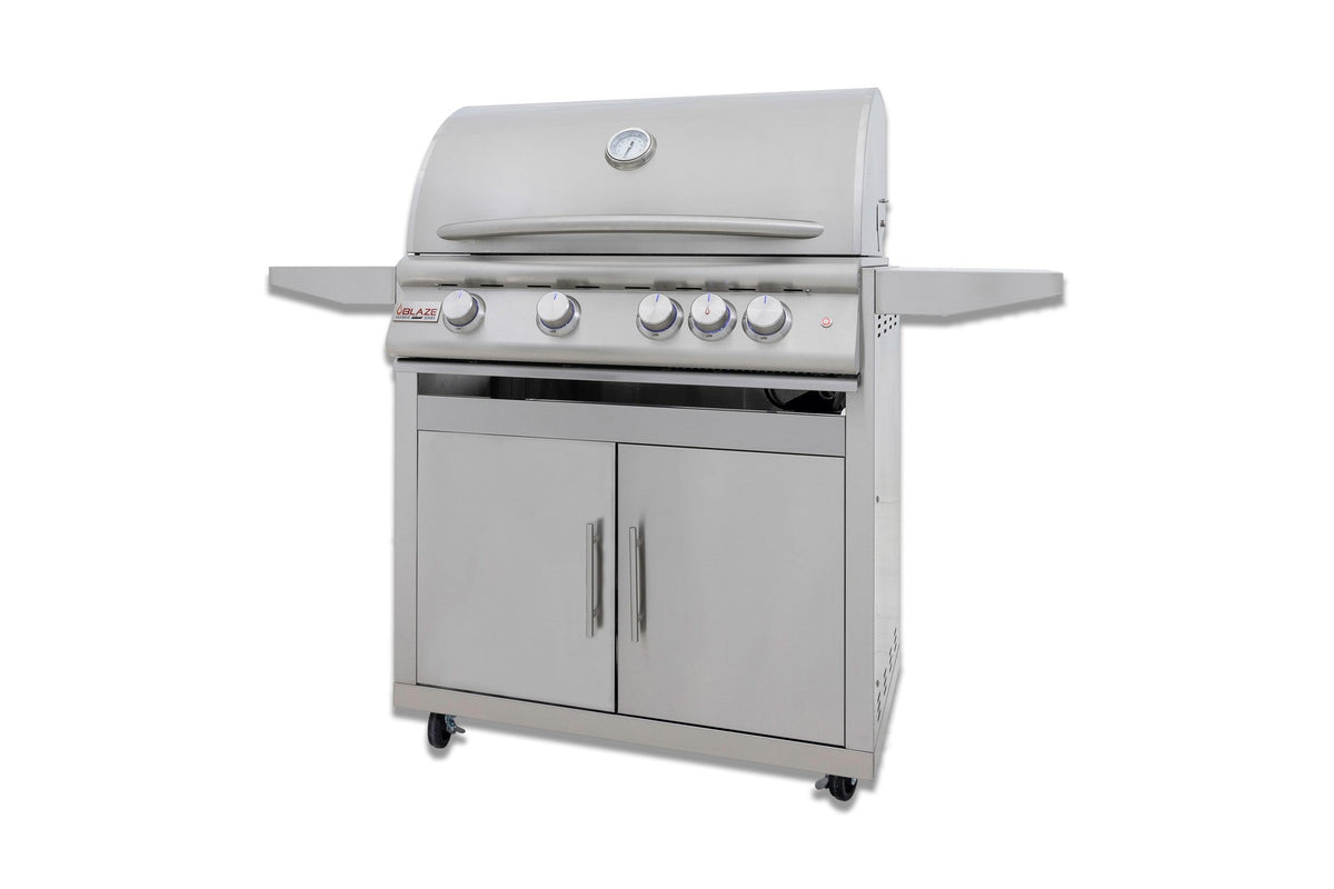 Blaze LTE+ Marine Grade 3-Piece 32" Outdoor Kitchen Package with PCM Components – LTE+ Marine Grade 32" grill (view 2)