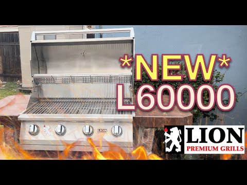 Lion Premium Grills Freestanding L60000 32-Inch 4-Burner Gas Grill