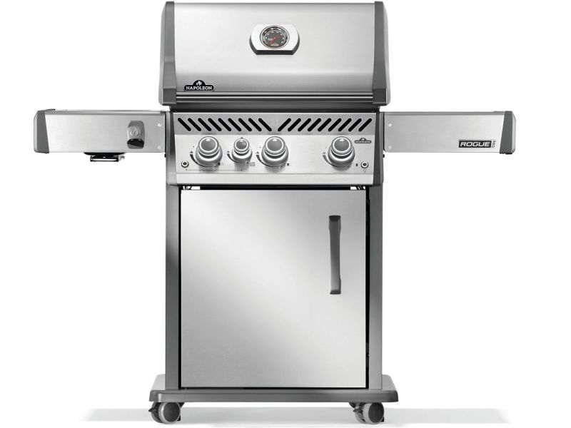 Napoleon Rogue PRO 425 SIB 3-Burner Gas Grill with Infrared Side Burner