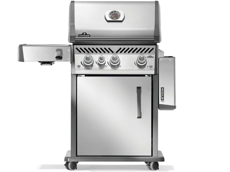 Napoleon Rogue PRO 425 SIB 3-Burner Gas Grill with Infrared Side Burner