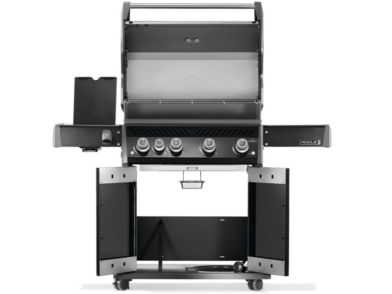 Napoleon Rogue PRO 525 SIB 4-Burner Gas Grill with Infrared Side Burner - Black