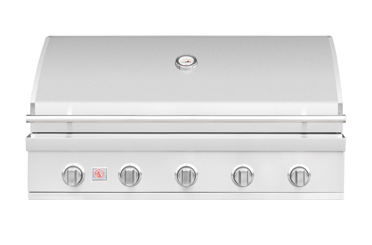 Summerset Sizzler 40-Inch 5-Burner Built-In Gas Grill With Rear Infrared Burner - image 1