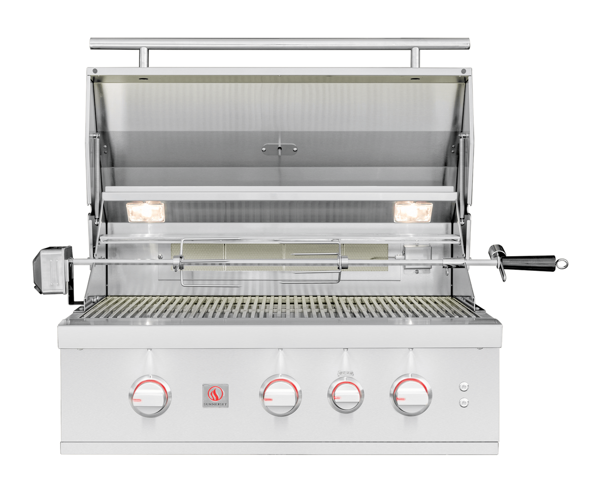 Summerset TRL Pro 32-Inch 3-Burner Built-In Gas Grill With Rotisserie & Lights - image 2