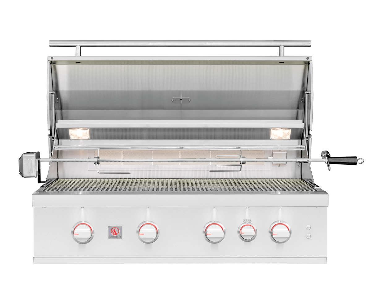 Summerset TRL Pro 40-Inch 4-Burner Built-In Gas Grill With Rotisserie & Lights - image 2