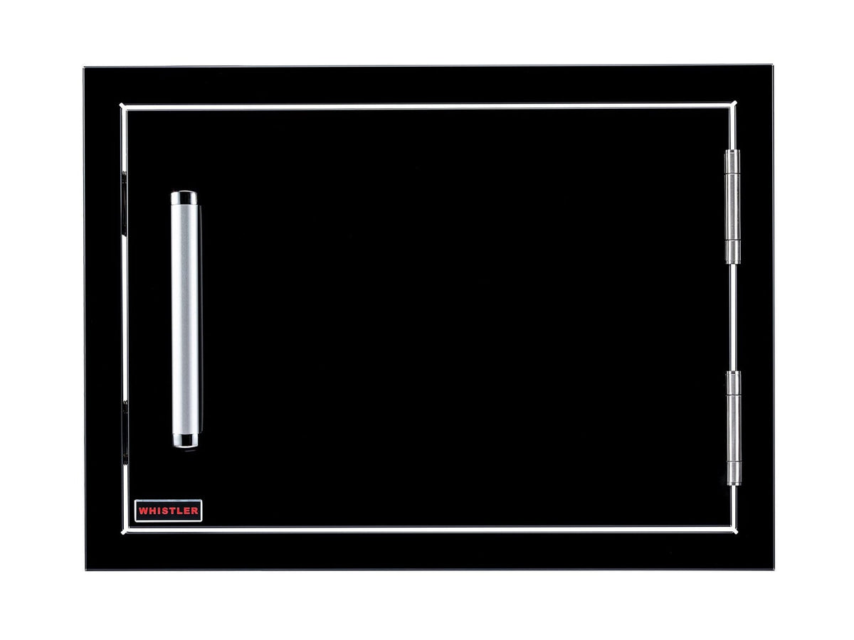Whistler 20 x 14-Inch Black Stainless Steel Horizontal Single Access Door